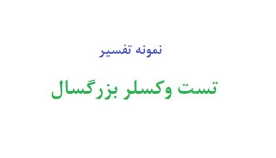 تست وکسلر بزرگسال