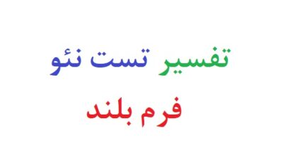 تفسیر تست نئو فرم بلند