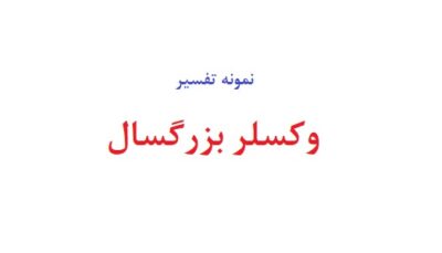 وکسلر بزرگسال