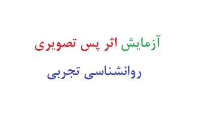 آزمایش اثر پس تصویری روانشناسی تجربی