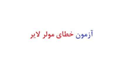 آزمون خطای مولر لایر
